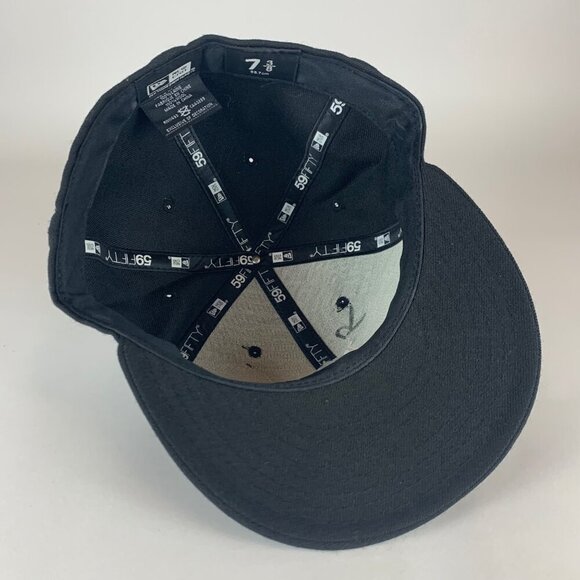 Perfect Game Mens Black New Era 59Fifty Fitted Hat Mens 7 3/8 - Picture 4 of 5